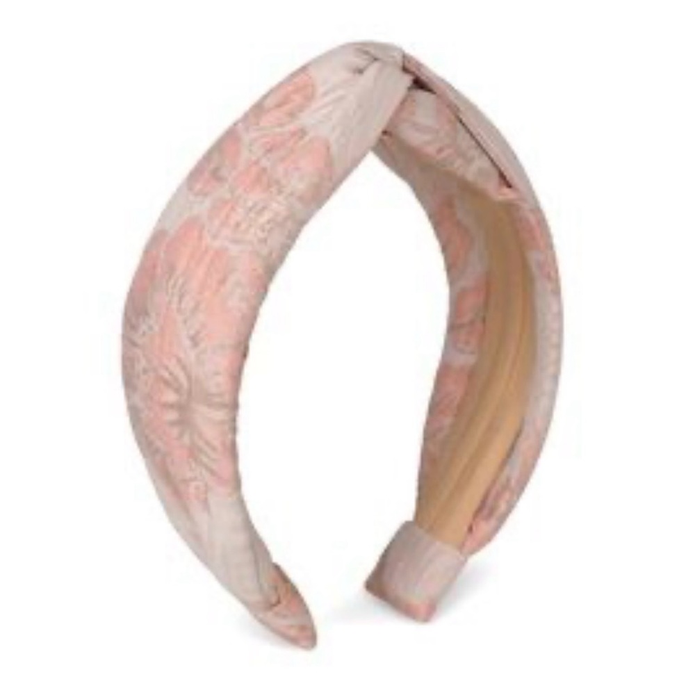 Anthropologie Autumn Adeigbo Pink and White Floral Headband